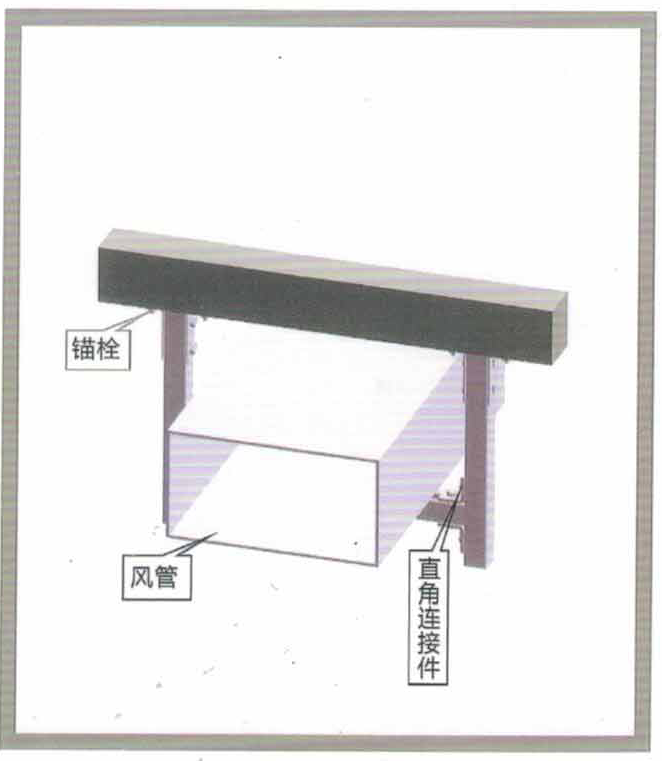 刚性风管吊架应用图